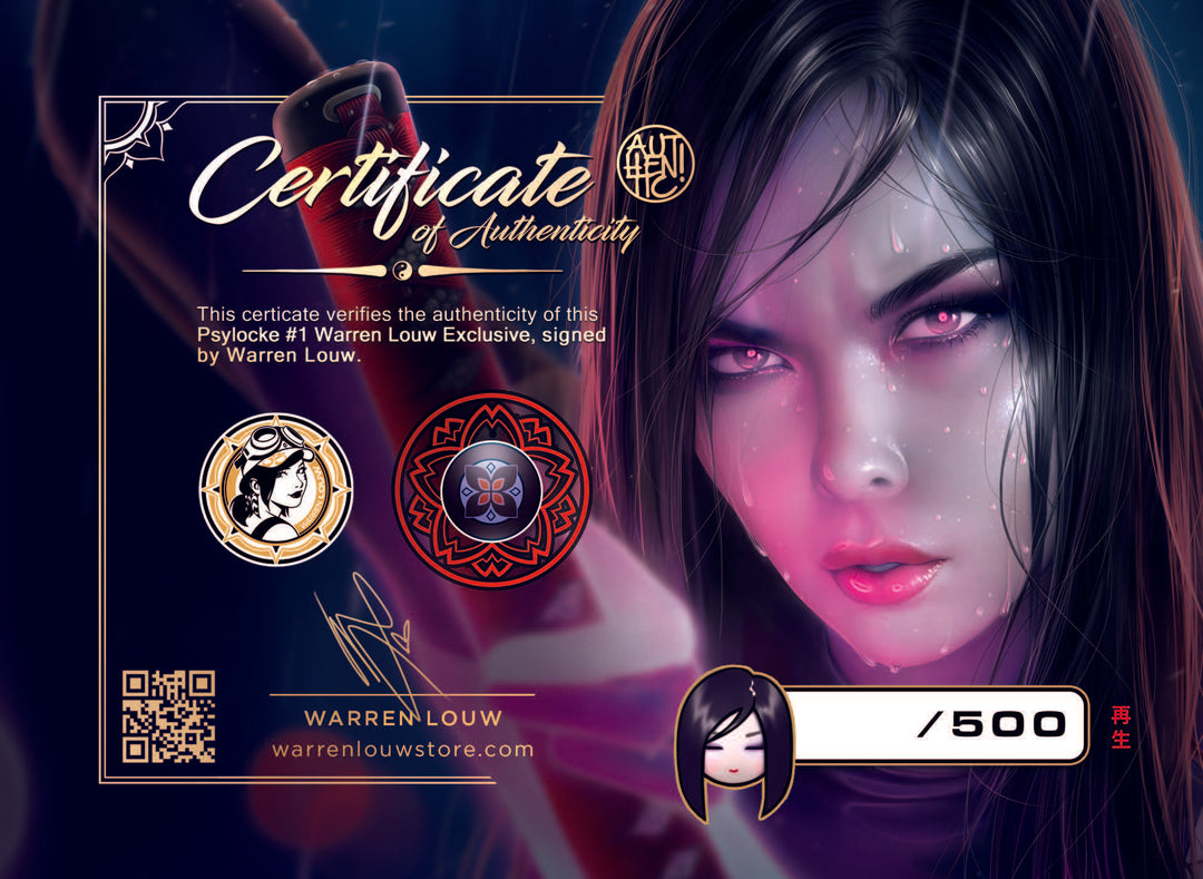 PSYLOCKE #1 WARREN LOUW STORE EXCLUSIVE OPTIONS