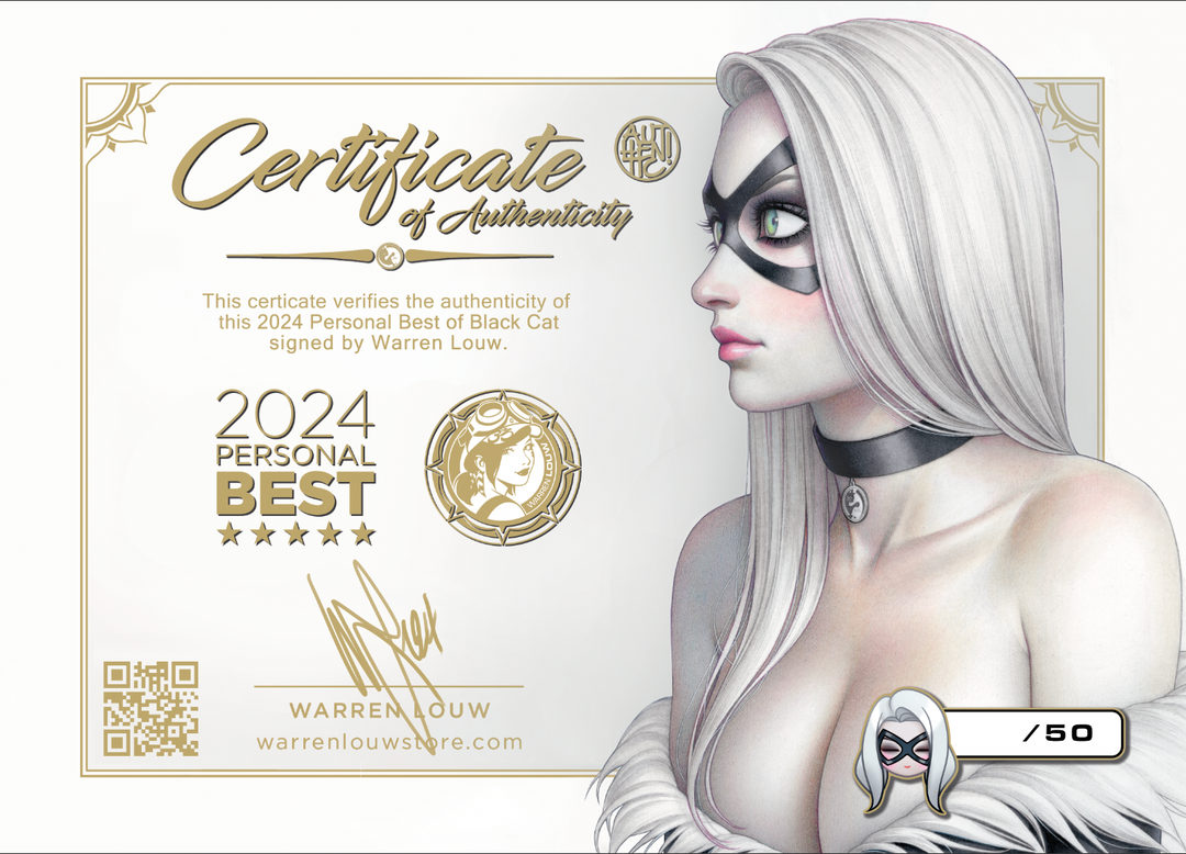 FELICIA  "2024 PERSONAL BEST" PRINT SIGNED WITH COA LTD TO 50