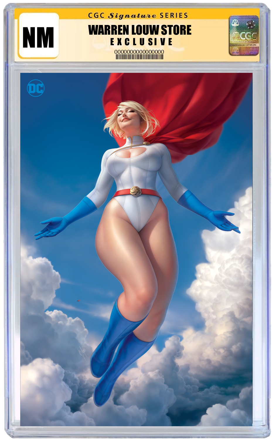 POWER GIRL #1 CGC 9.6 WARREN LOUW STORE EXCLUSIVE