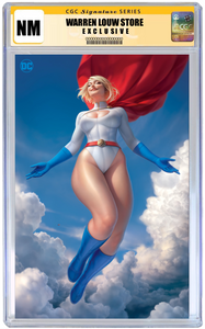 POWER GIRL #1 CGC 9.6 WARREN LOUW STORE EXCLUSIVE