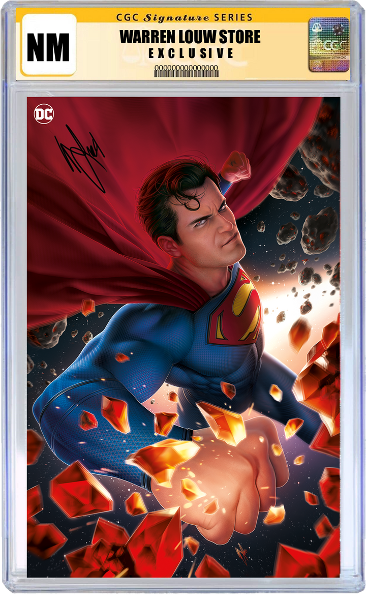 SUPERMAN #11 WARREN LOUW CARD STOCK VARIANT OPTIONS