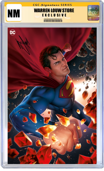 SUPERMAN #11 WARREN LOUW CARD STOCK VARIANT OPTIONS