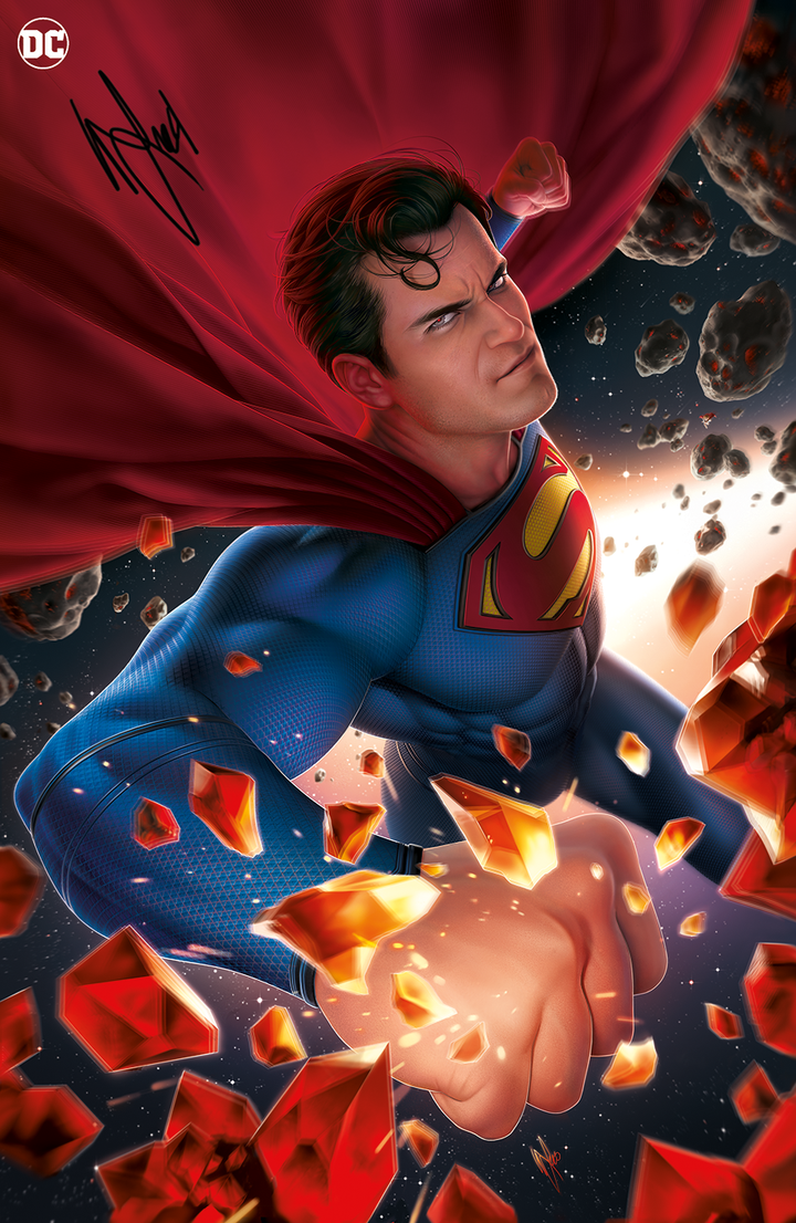 SUPERMAN #11 WARREN LOUW CARD STOCK VARIANT OPTIONS