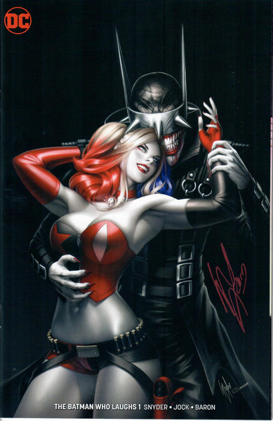 BATMAN WHO LAUGHS #1 COVER B SIGNED WITH COA