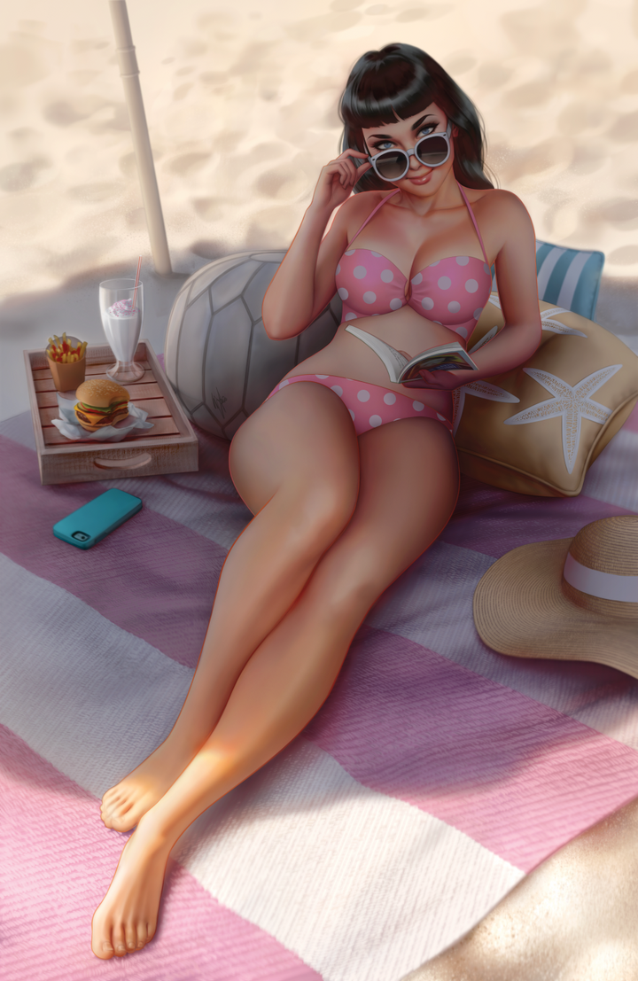 BETTIE PAIGE #1 WARREN LOUW EXCLUSIVE