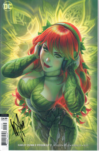HARLEY QUINN POISON IVY #1 IVY VARIANT SIGNED WITH COA